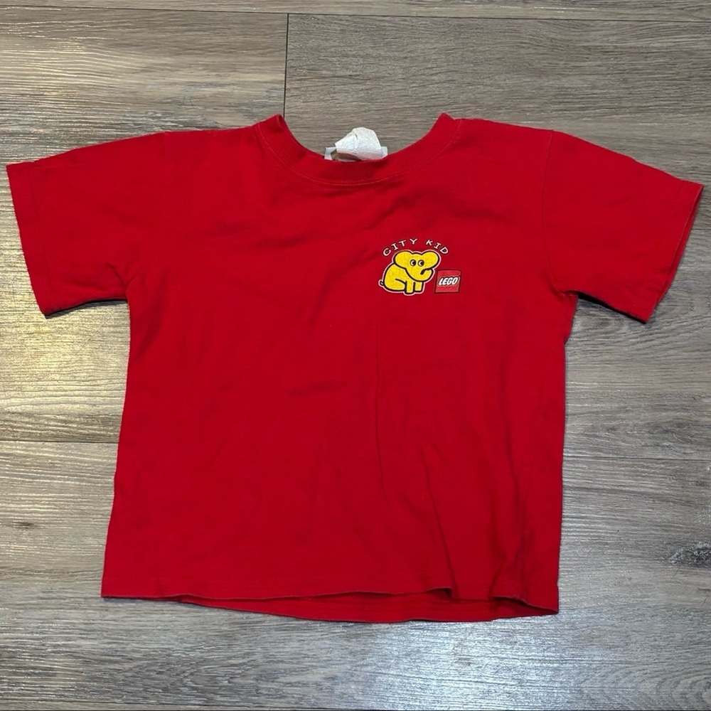 VINTAGE 1999 Y2K Legoland Collection Lego City Kid t shirt toddler size 4t RARE